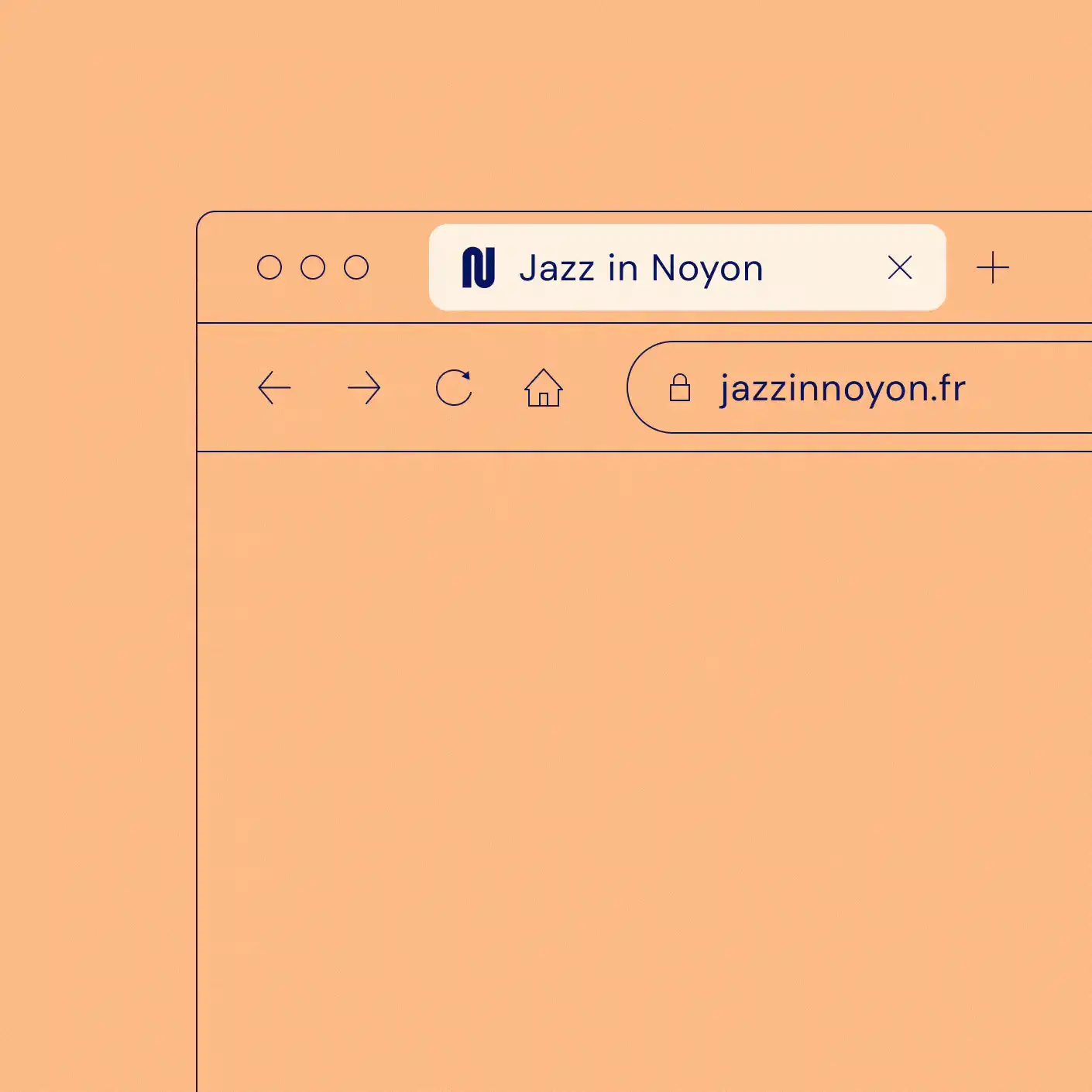 Maquette du favicon web de Jazz in Noyon