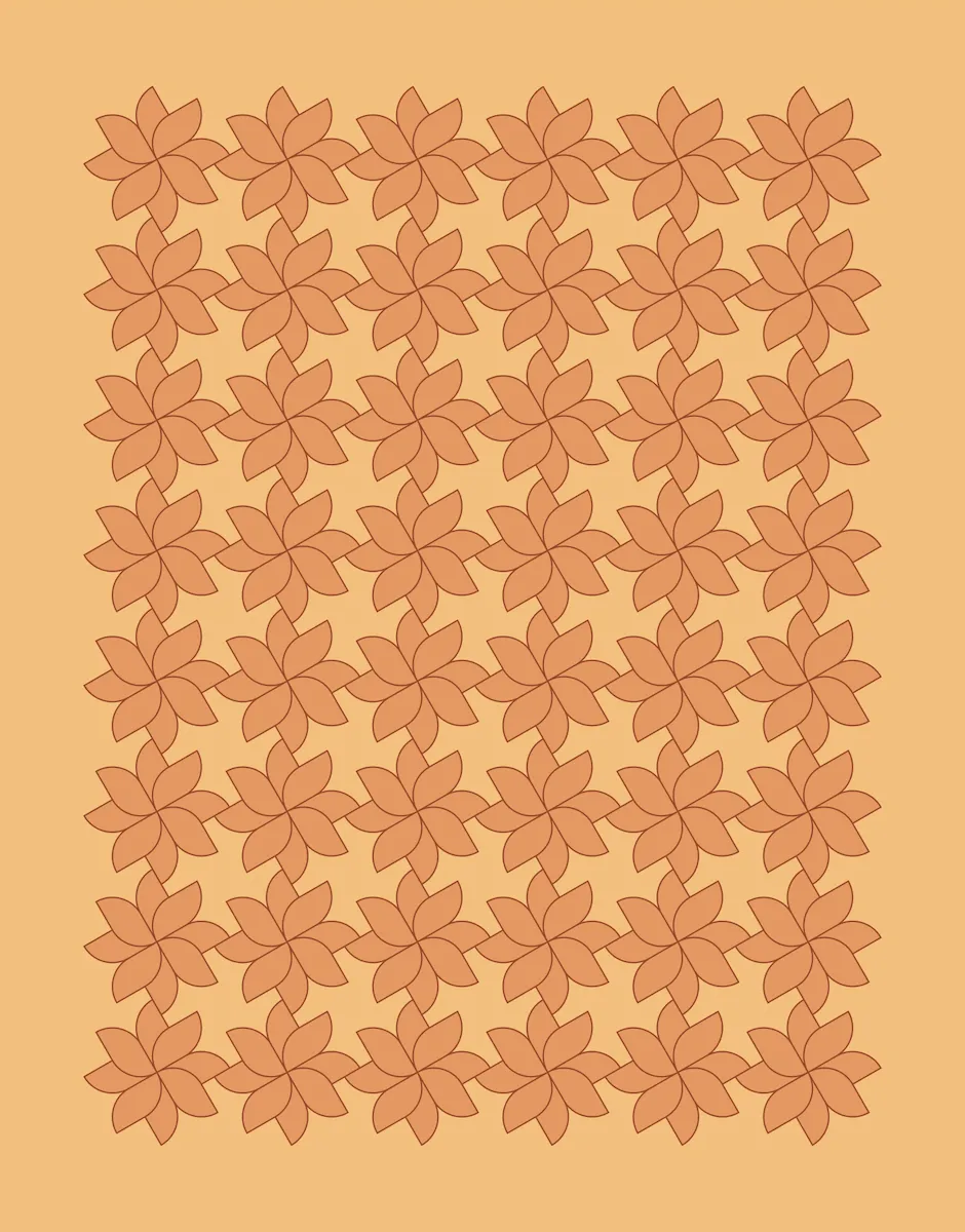 Motifs graphiques dans des tons lumineux