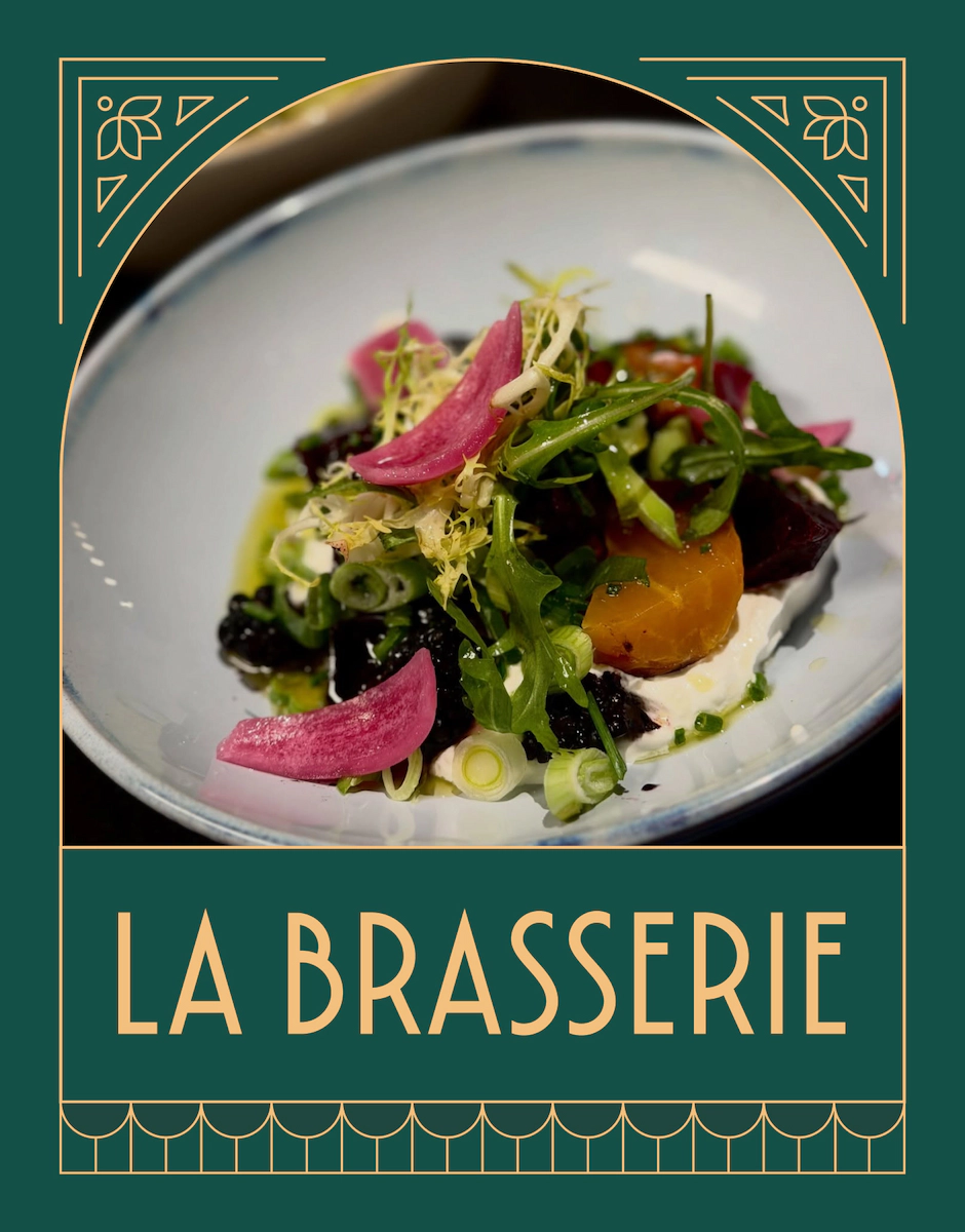 Affiche illustrée La Brasserie.