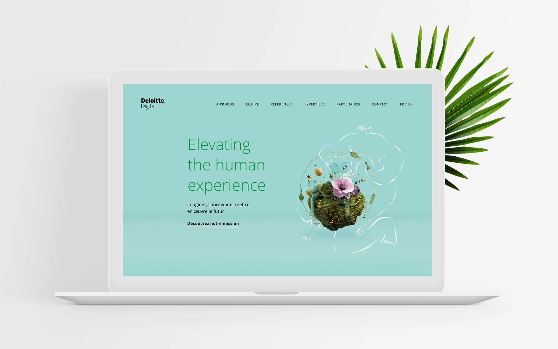 Accueil du site de Deloitte Digital