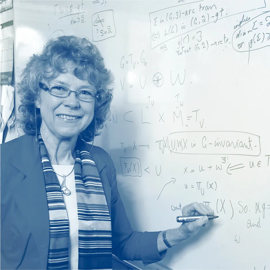 Portrait d’une scientifique.